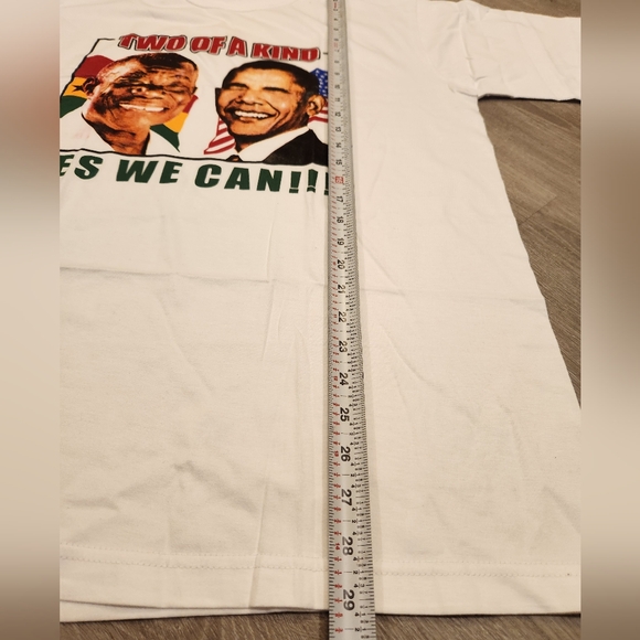 Vintage Barack Obama T Shirt Yes We Can 2008 Mens Size XL NEW - Picture 6 of 7
